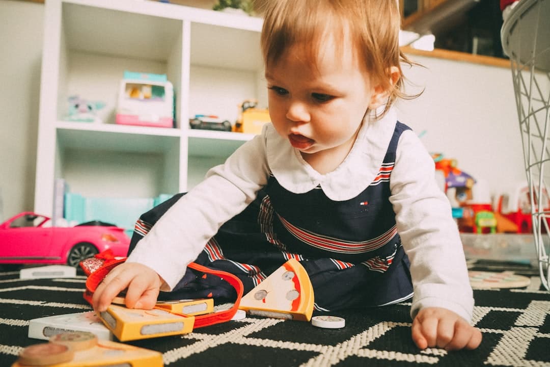 Children exploring, structured early learning